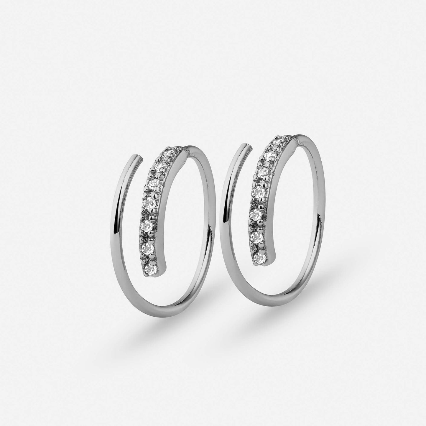 Boucles d’oreilles Doubles en Cristal