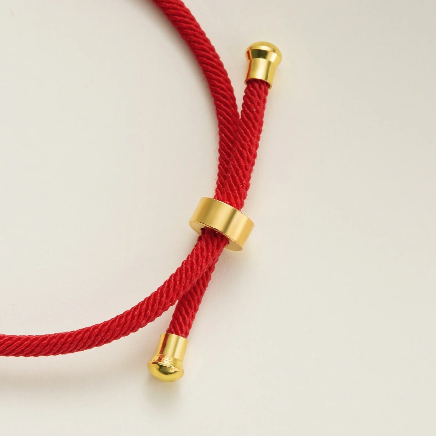 Bracelet Cordon Initiale & Cœur