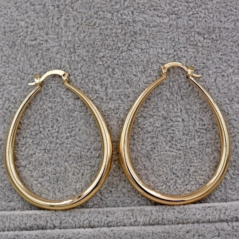Boucles d'Oreilles Créoles Lisses