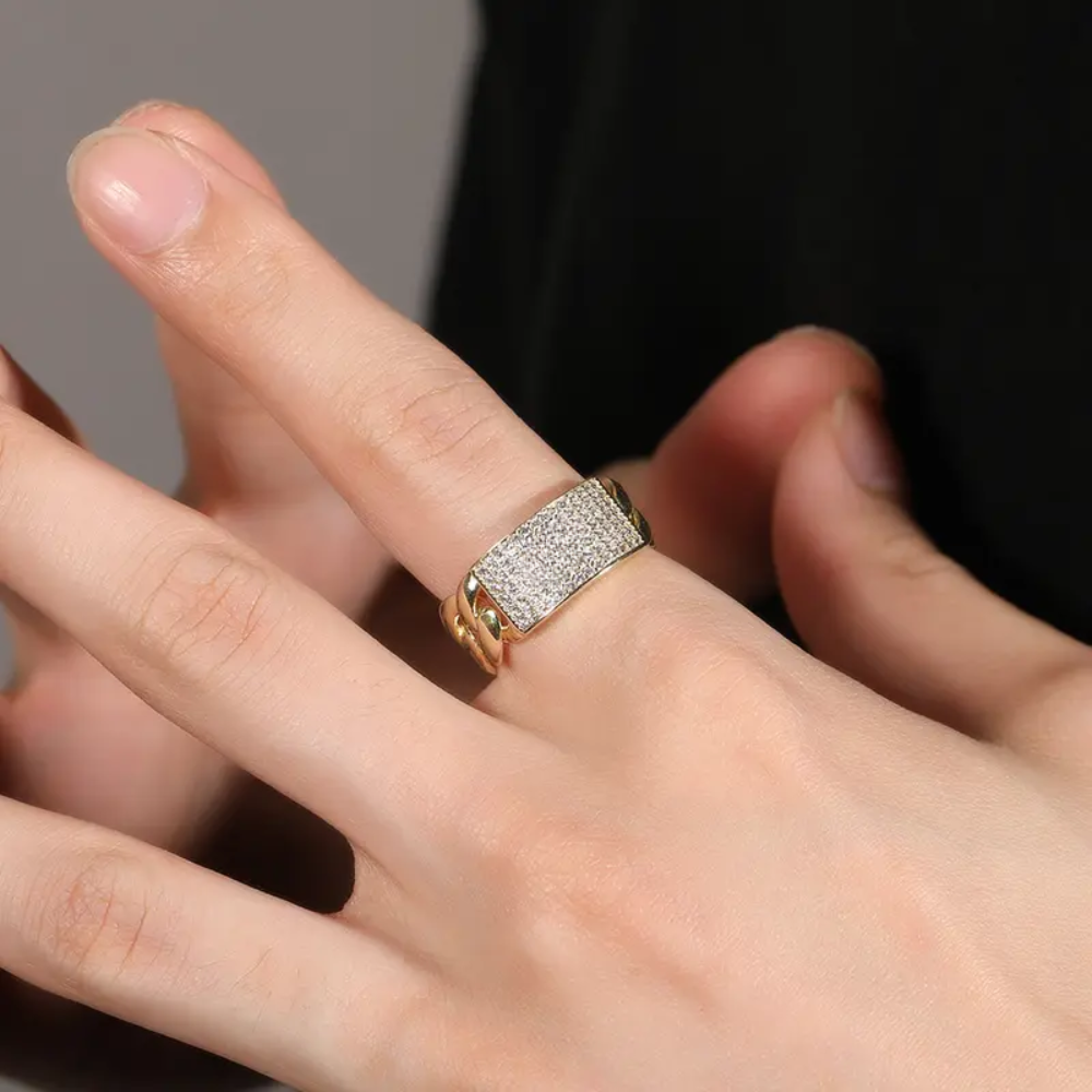Bague Chaîne Cuban