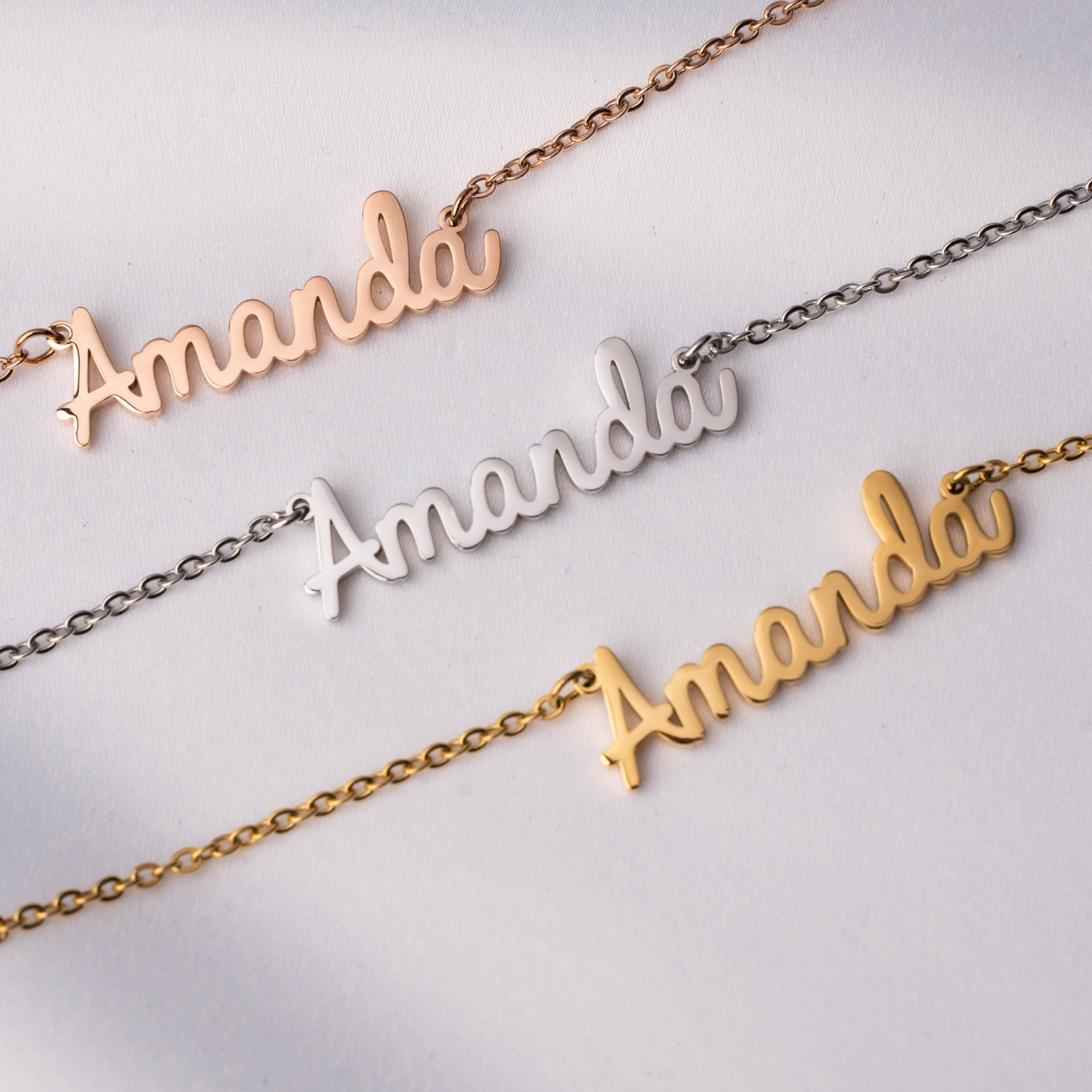 Collier Personnalisé Cursif