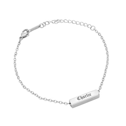 Bracelet avec Barre 3D Personnalisée