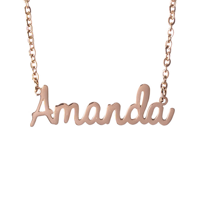 Collier Personnalisé Cursif