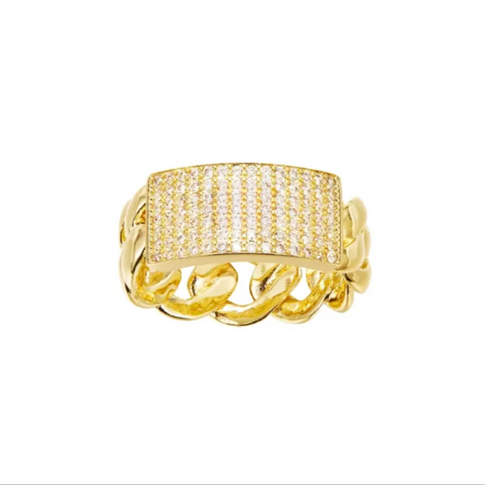 Bague Chaîne Cuban