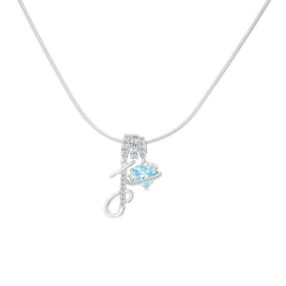 Collier Initiale & Charm Cœur