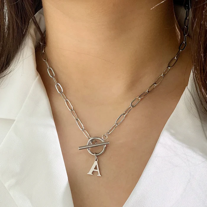 Collier Chaîne Trombone Initiale