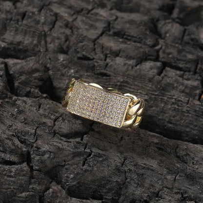 Bague Chaîne Cuban