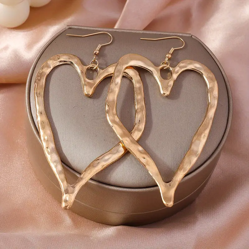 Boucles d'Oreilles Cœur Ajouré
