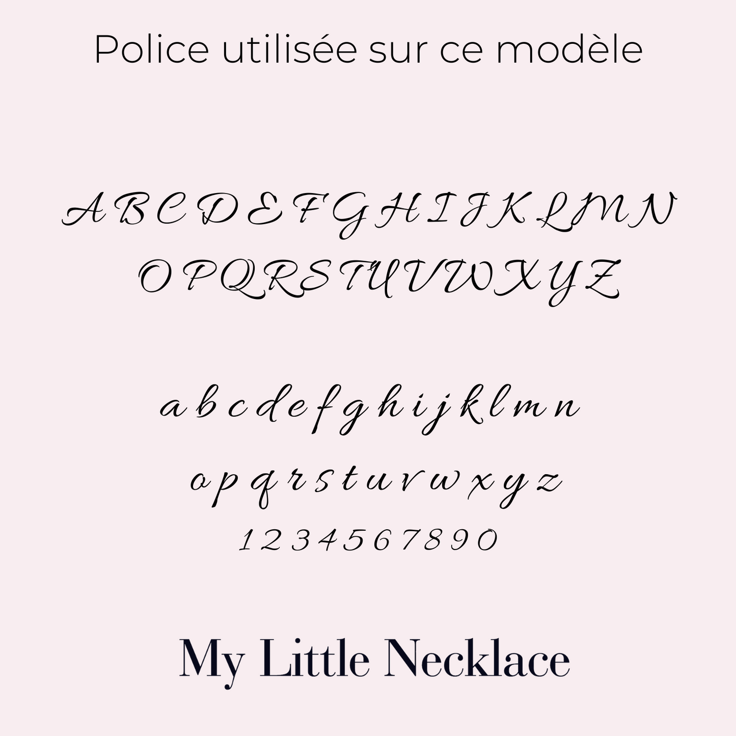 Collier Script Allure