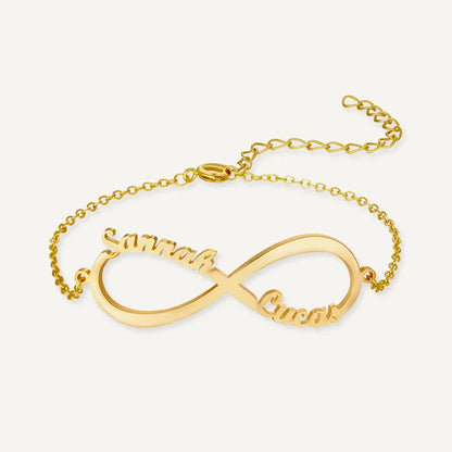 Bracelet Infini Prénoms