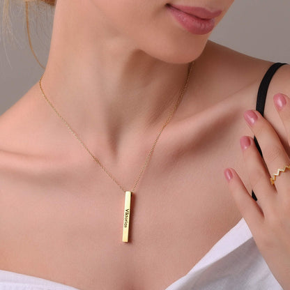 Collier Barre Personnalisée