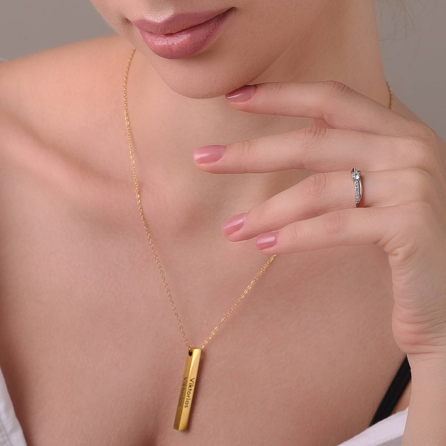 Collier Barre Personnalisée