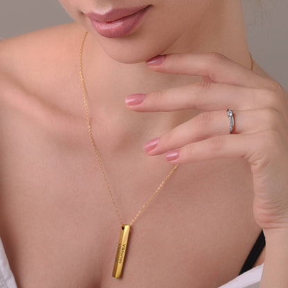 Collier Barre Personnalisée