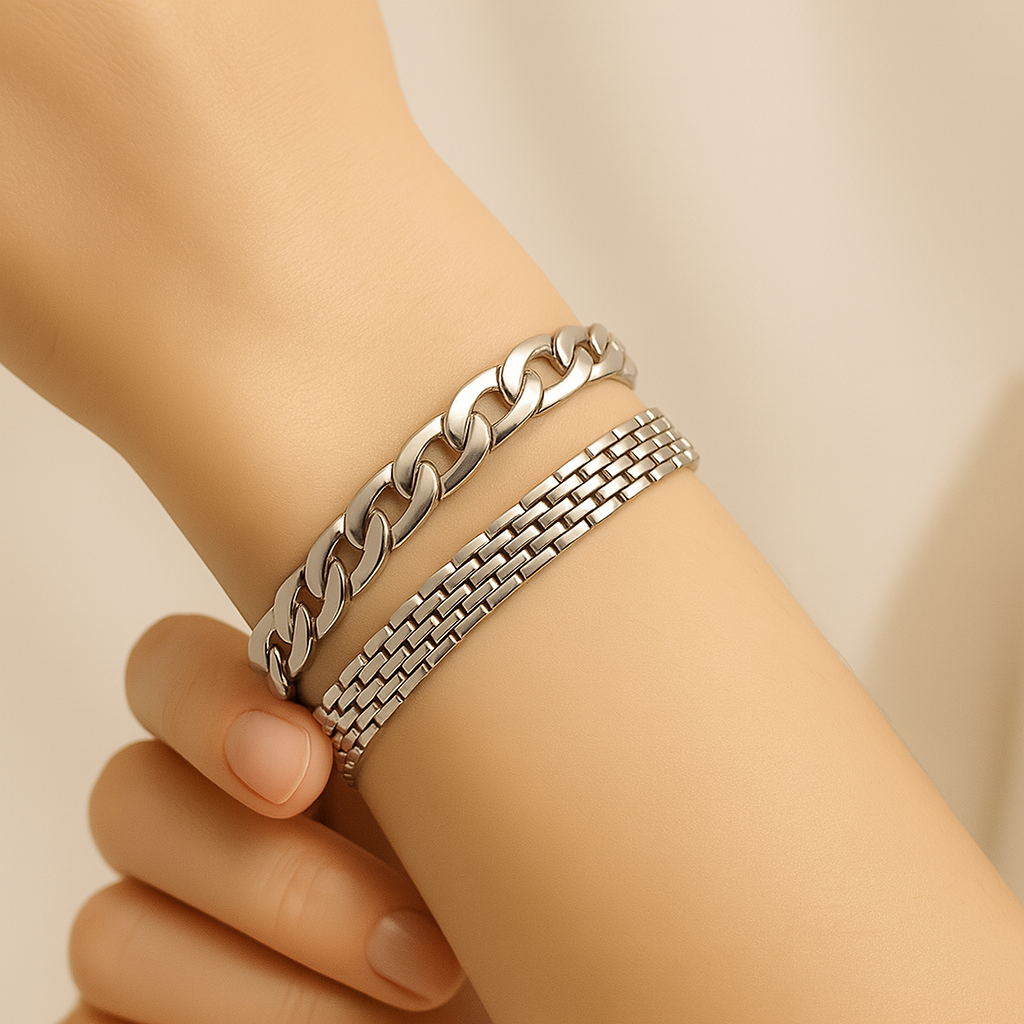 Bracelet Doré Épais