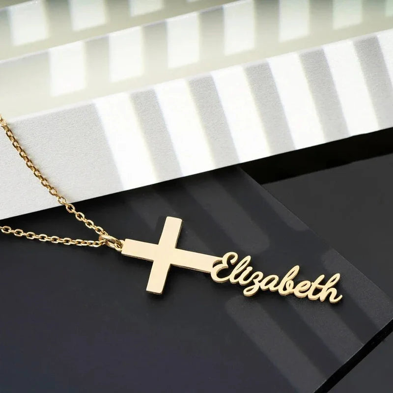 Collier Croix Prénom