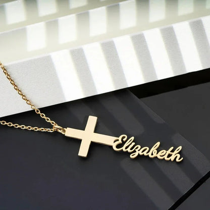 Collier Croix Prénom