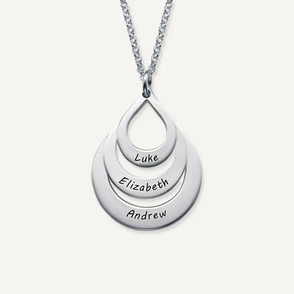 Collier Goutte d'Eau Personnalisé