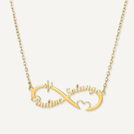 Collier Infini 2 Prénoms