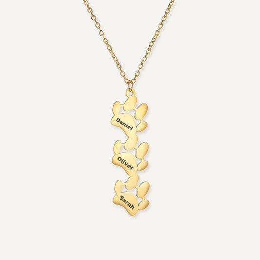 Collier Patte de Chien Personnalisé
