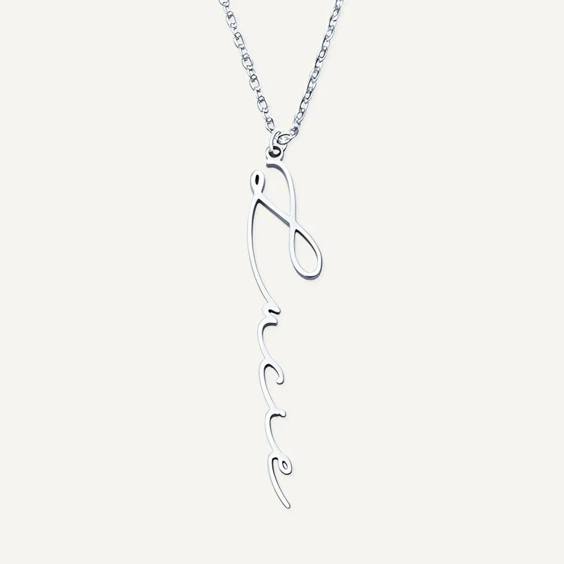 Collier Personnalisé Prénom Vertical