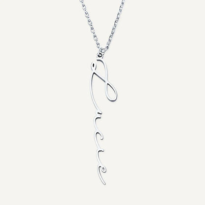 Collier Personnalisé Prénom Vertical