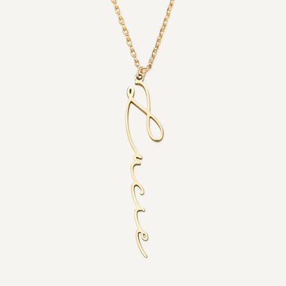 Collier Personnalisé Prénom Vertical