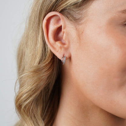 Boucles d’oreilles Doubles en Cristal