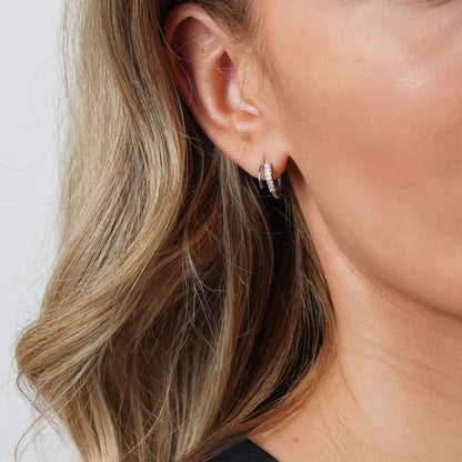 Boucles d’oreilles Doubles en Cristal