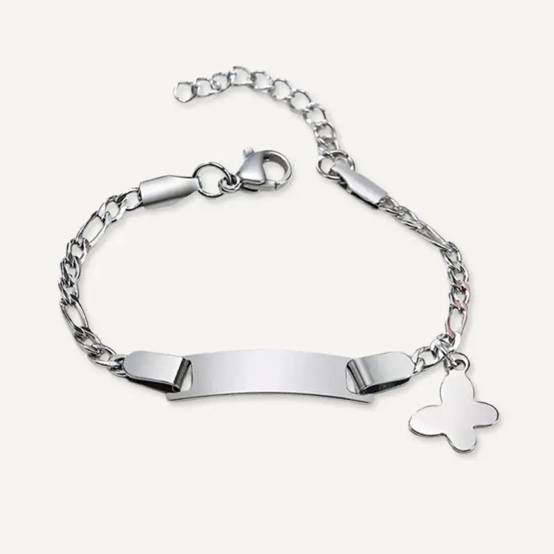 Gourmette Personnalisée Papillon pour Enfant