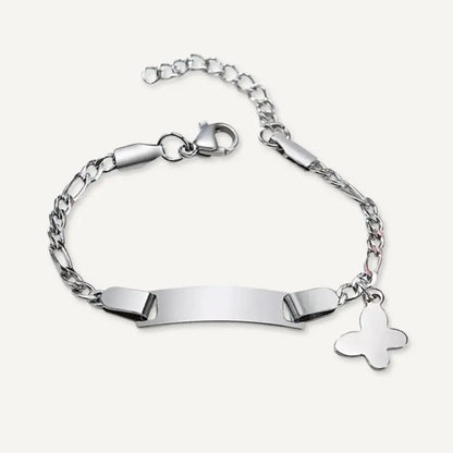 Gourmette Personnalisée Papillon pour Enfant