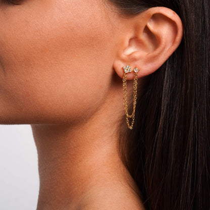 Boucles d’oreilles Chaîne Grace