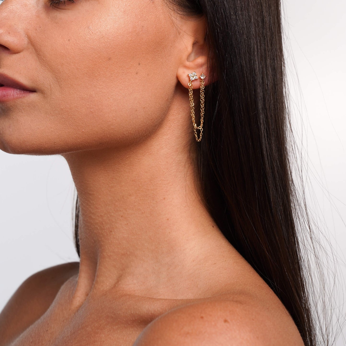 Boucles d’oreilles Chaîne Grace