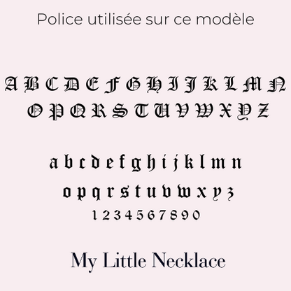 Bracelet avec Barre 3D Personnalisée