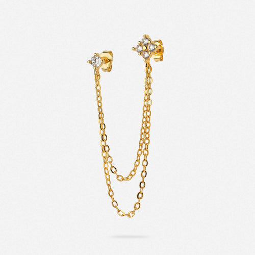 Boucles d’oreilles Chaîne Grace