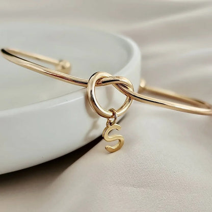 Bracelet Jonc Initiale