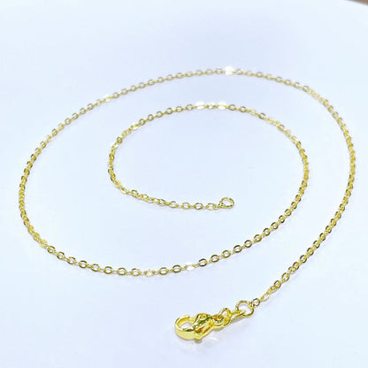 Collier Pendentif Cœur Émaillé Doré