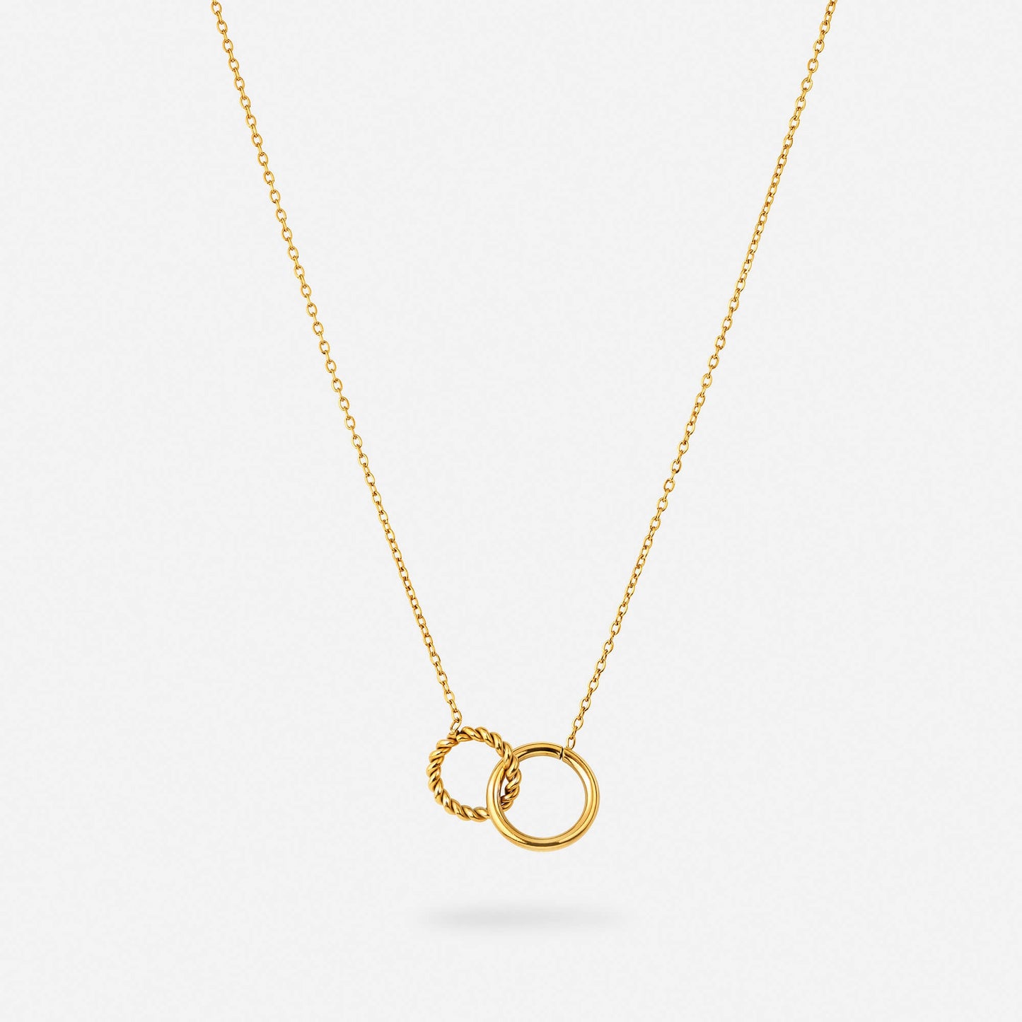 Collier Double Anneau