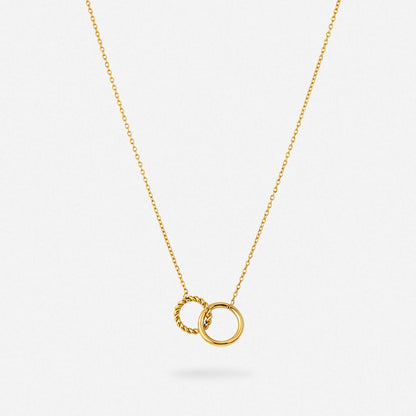 Collier Double Anneau