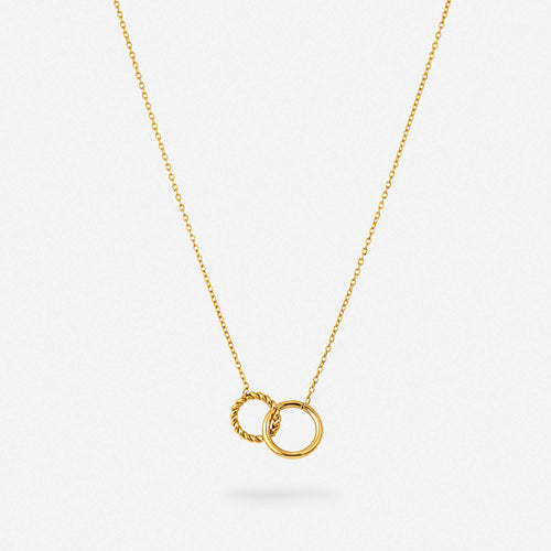Collier Double Anneau