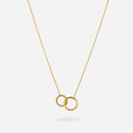 Collier Double Anneau