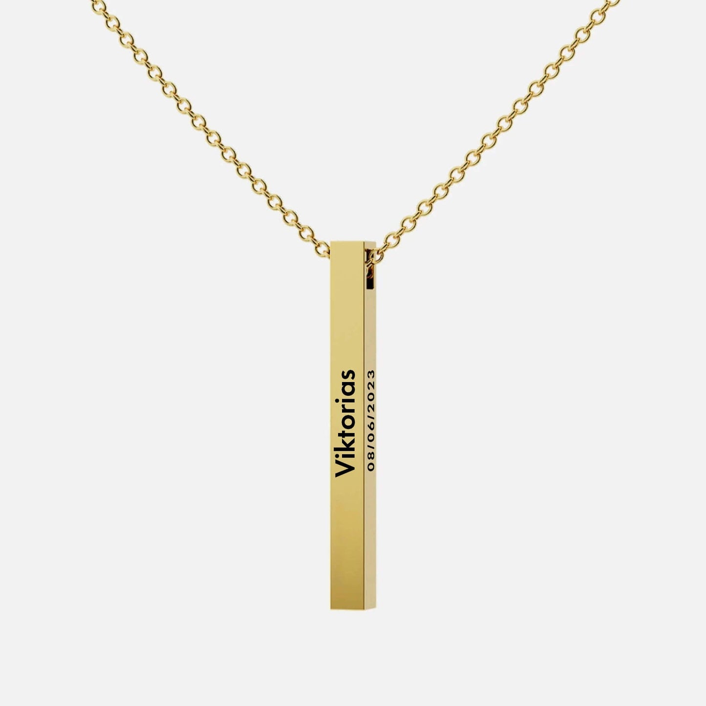 Collier Barre Personnalisée