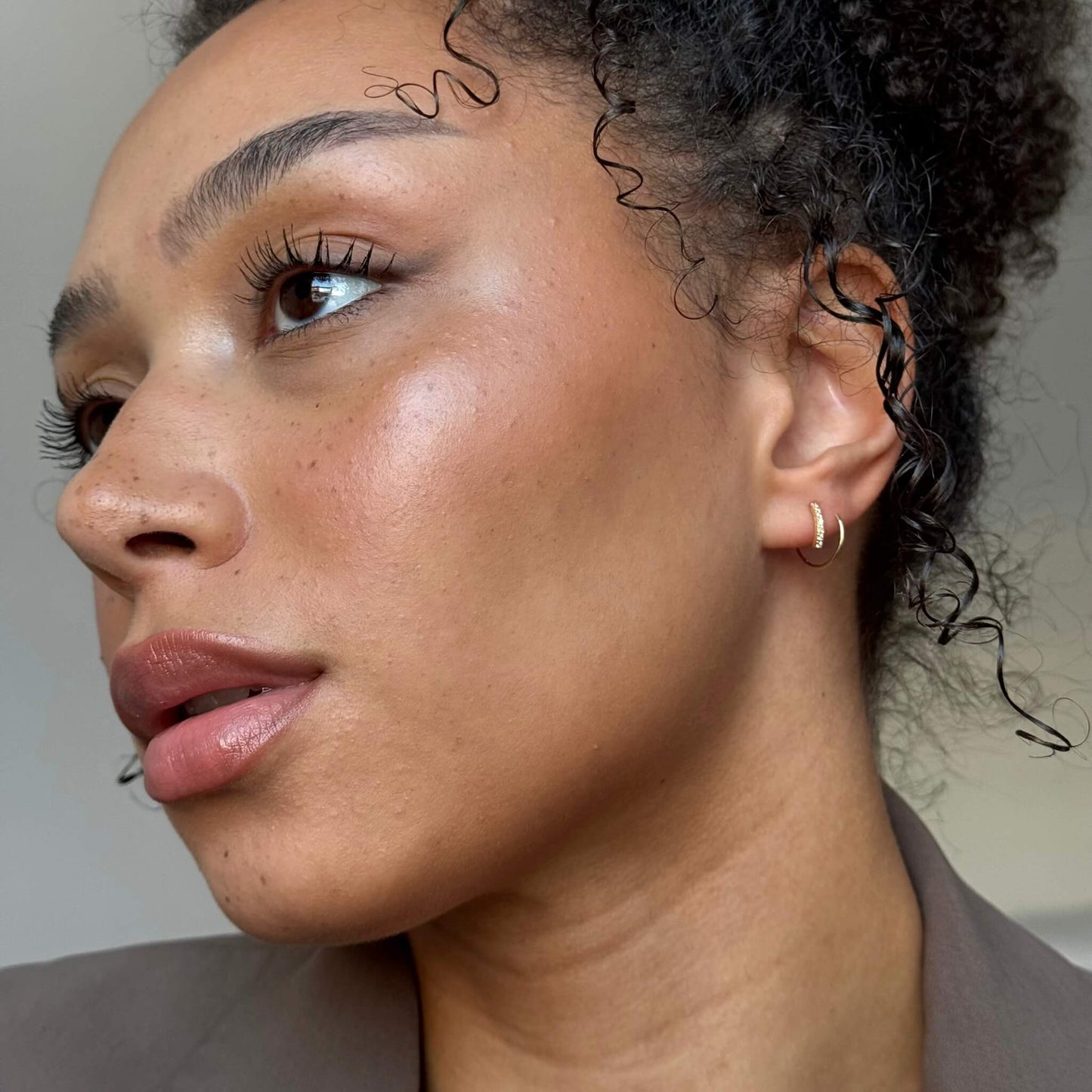 Boucles d’oreilles Doubles en Cristal