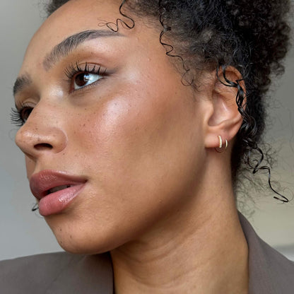 Boucles d’oreilles Doubles en Cristal