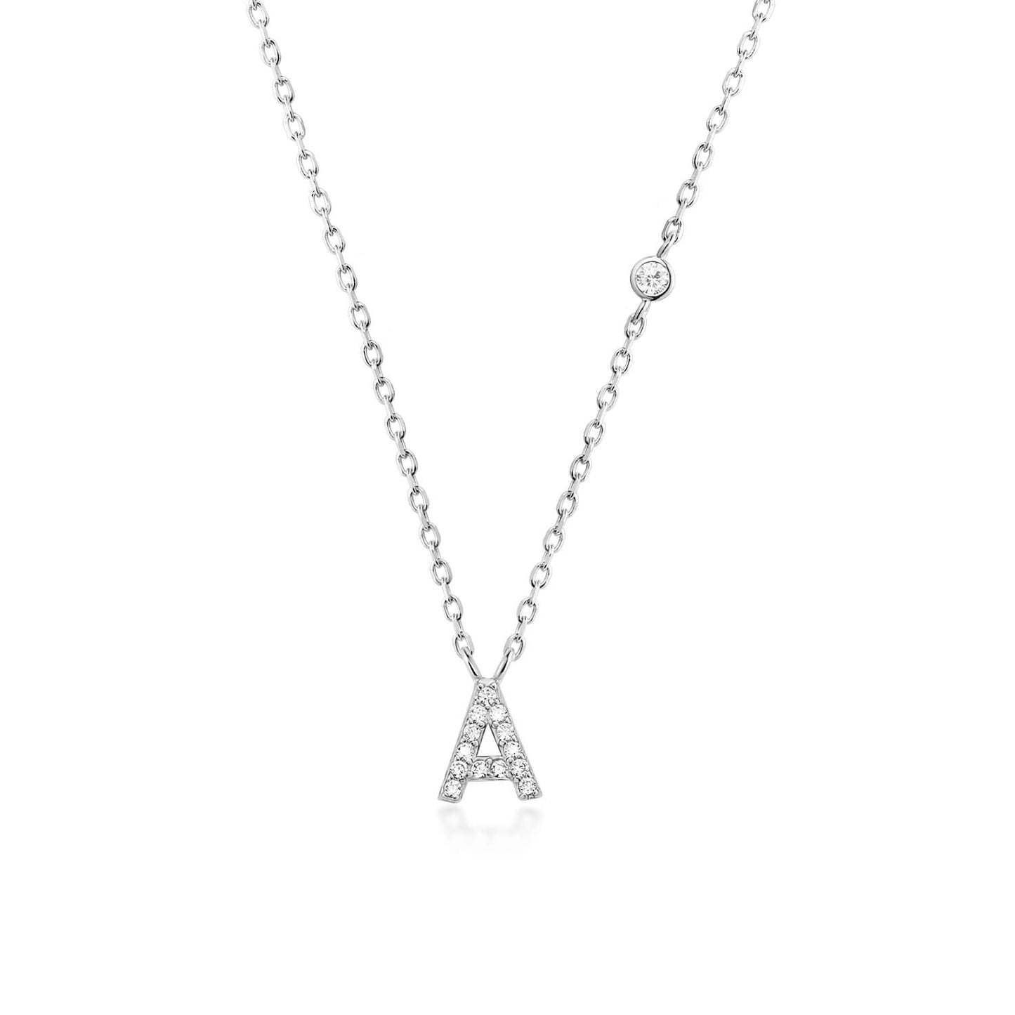 Collier Lettre en Pierre