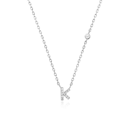 Collier Lettre en Pierre