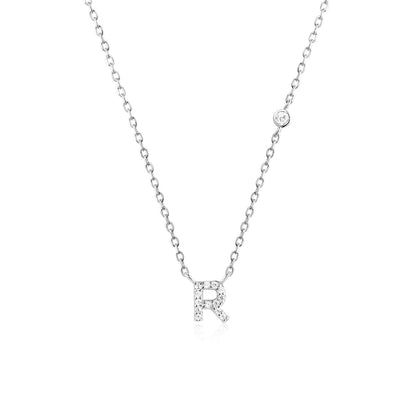 Collier Lettre en Pierre