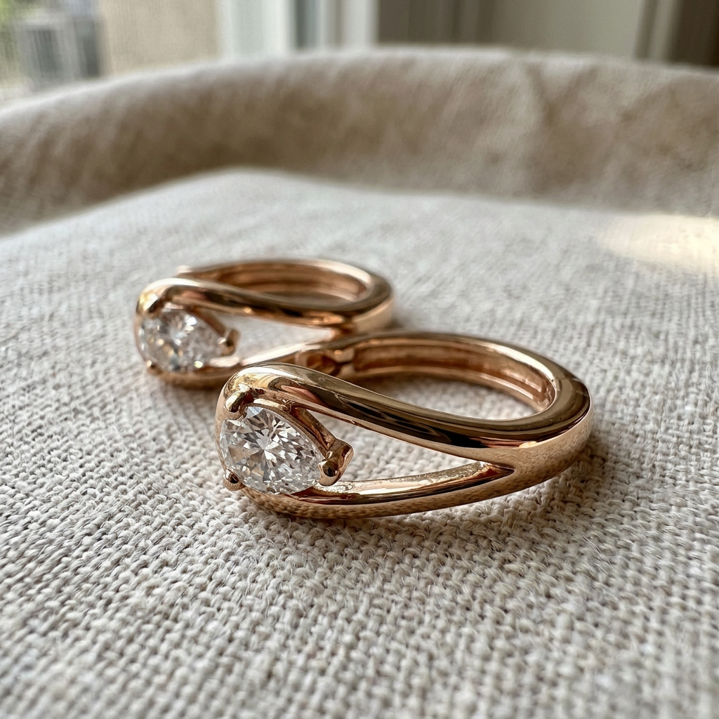 Boucles d'Oreilles Créoles Raffinées