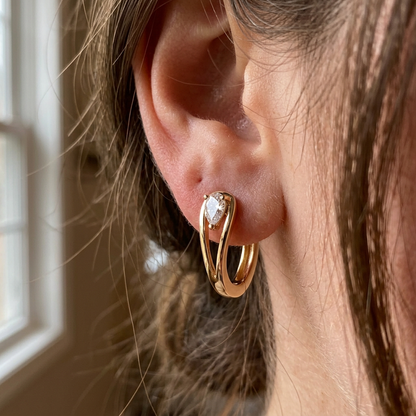 Boucles d'Oreilles Créoles Raffinées