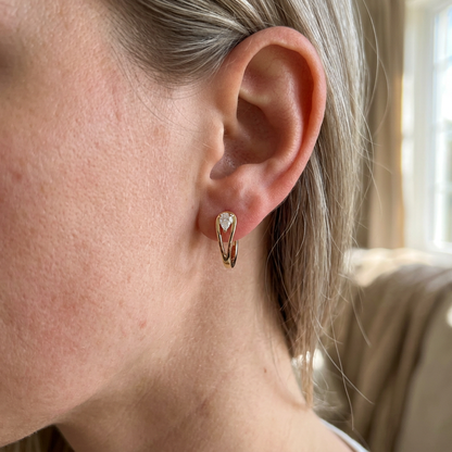 Boucles d'Oreilles Créoles Raffinées