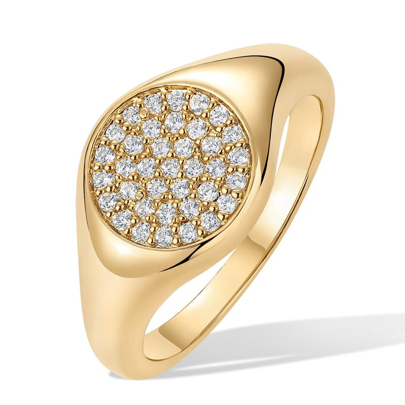 Bague Chevalière Dorée